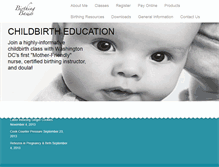 Tablet Screenshot of birthingbasics.net